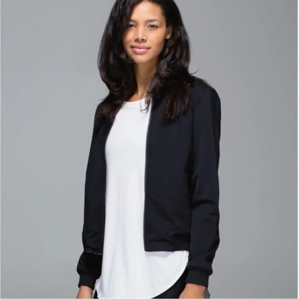 Lululemon Women's Party Bomb Jacket Shimmy Shimmer Multi Reversible